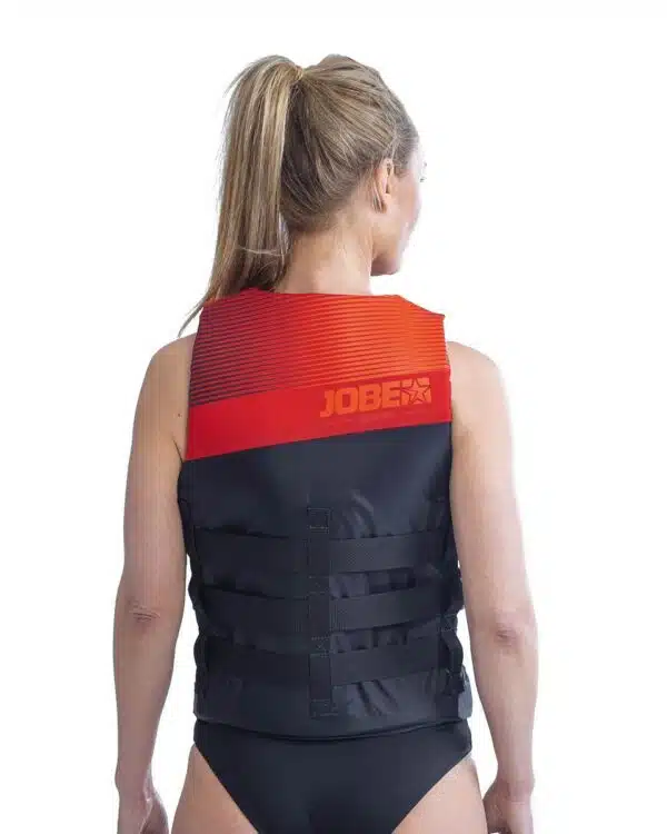 Gilet unisexe Jobe 4 boucles rouge référence 244820005 – Image 2