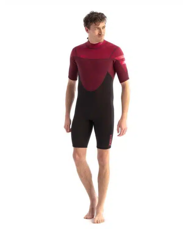 Combinaison Shorty Homme Jobe Perth rouge 3/2mm référence 303621003