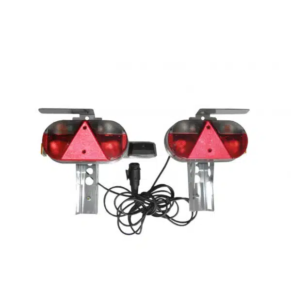 Blocs feux pour remorque CBS 7 fonctions avec prise 13 broches et supports référence 6344N