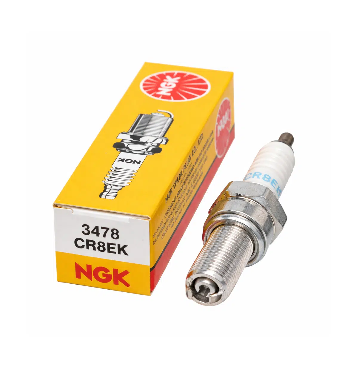 Bougie NGK CR8EK pour Jet Ski Kawasaki 1200-1500cc STX-Ultra LX 2003-2015 référence d'origine 92070-1265