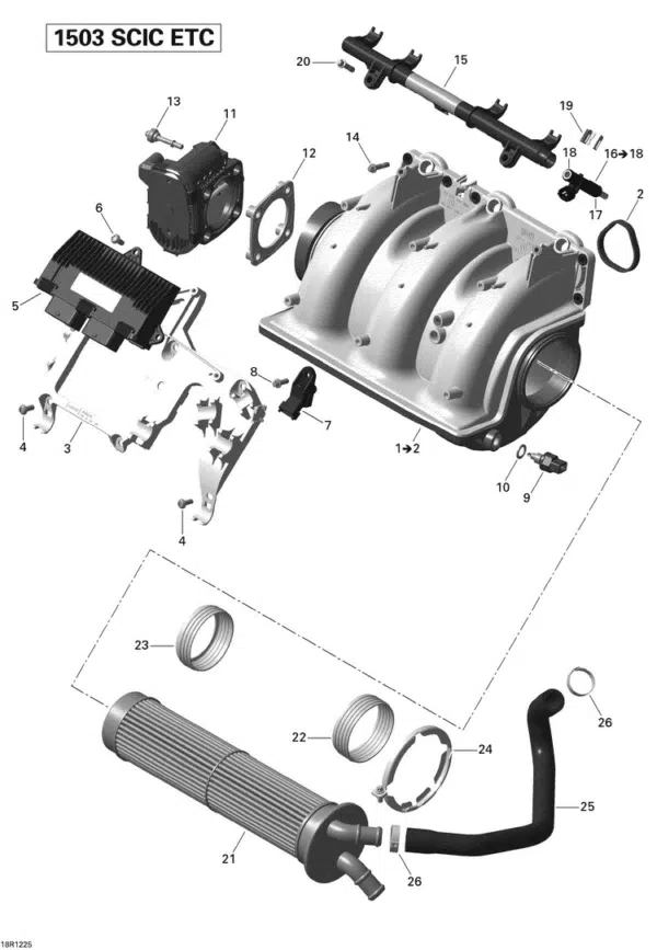 Bride de serrage - Gear Clamp Sea-Doo 2004-2016 référence 420853253 – Image 2