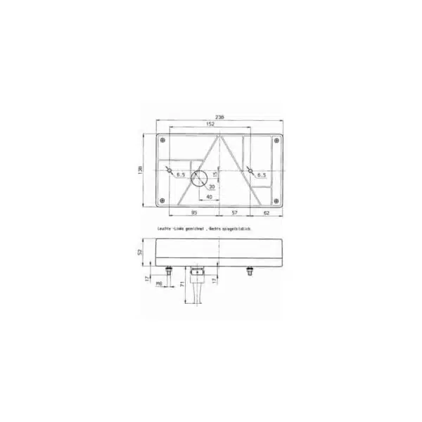 Cabochon de feux 6 fonctions 12V Jokon - côté droit référence 6205D – Image 2