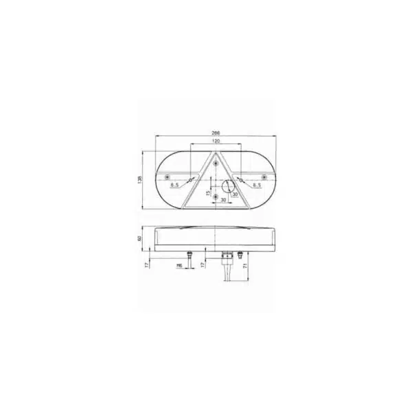 Cabochon de feux 7 fonctions 12V Jokon - référence 6239 – Image 2