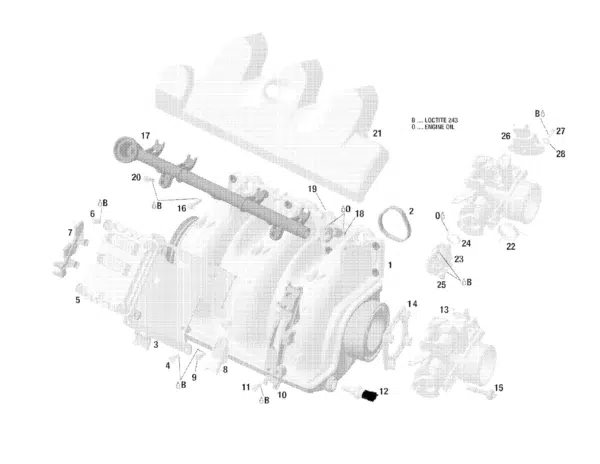 Cache moteur - Cover Assy's Sea-Doo GTX 2002 référence 290660171 – Image 2