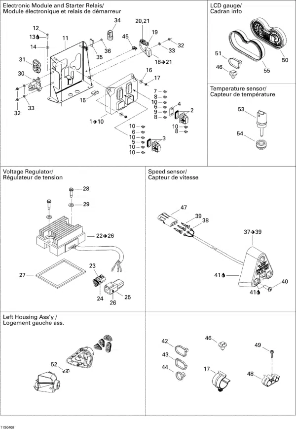 Capteur anti retournement - Interrupteur T.O.P.S. Switch Sea-Doo 2002-2004 référence 278001547 – Image 3