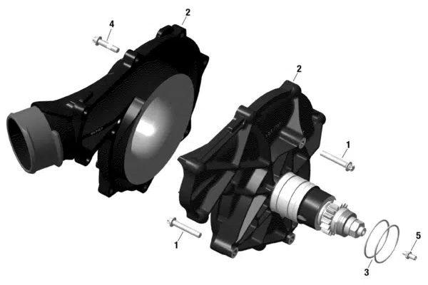 Compresseur - Supercharger d'origine Sea-Doo 230-260 CV 2008-2025 référence 420881990, 420881991, 420881992, 420993563, 420893551, 420490671 – Image 5