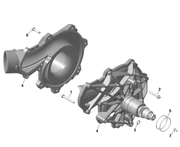 Compresseur - Supercharger d'origine Sea-Doo 300 CV 2016-2025 référence 420893566, 420893567, 420893588 – Image 3