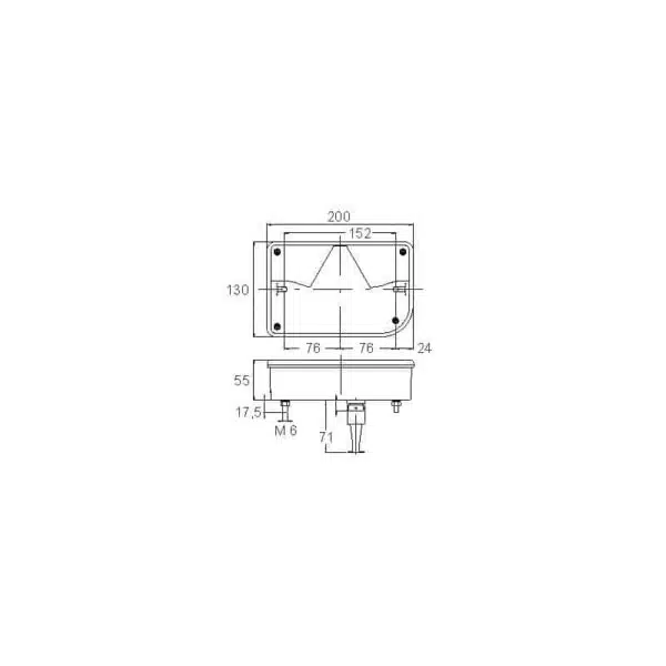 Feu 6 fonctions 12V Jokon - côté gauche référence 6253 – Image 2