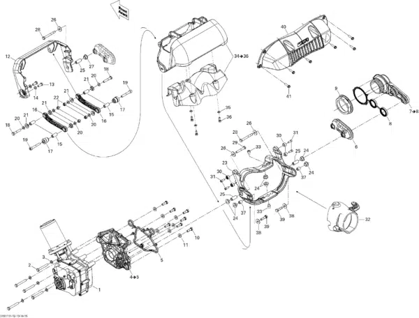 IBR - IBR Actuator Sea-Doo 1503cc 2011-2013 référence 278002487, 278003040 – Image 4