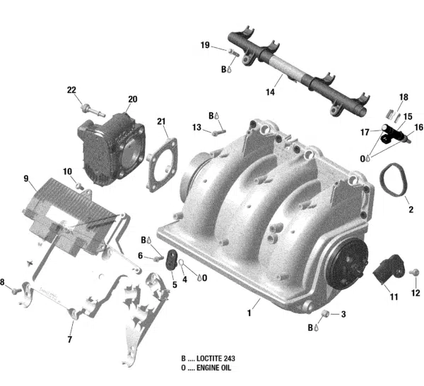 Injecteur - Injector Sea-Doo 2016-2024 référence 420874000 – Image 2