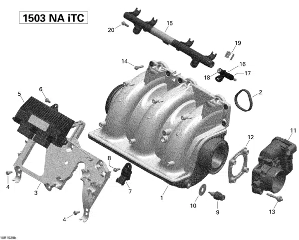 Injecteur Sea-Doo 155-215-230-255-260 CV 2010-2017 référence 420874834 – Image 3