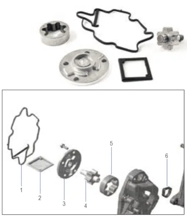 Kit de pompe à huile avant secondaire WSM pour Jet Ski Sea-Doo 1503 02-19 référence 010-1215 – Image 2