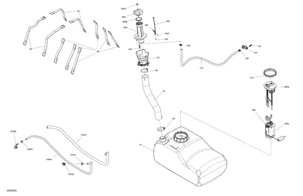 Levier de capteur à essence - Sensor Lever Sea-Doo 2019-2023 référence 275500780 – Image 2