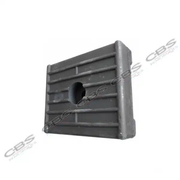 Patin moulé 130 x 100 mm - Noir référence 5101A