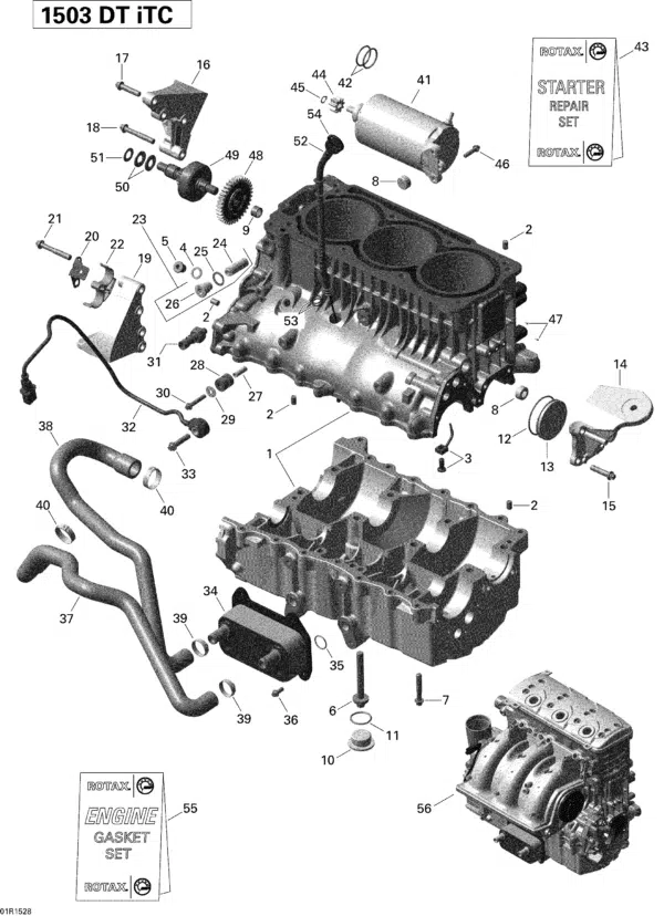 Lanceur de démarreur - Bendix Starter Sea-Doo 2002-2019 référence 420890632, 420890637, 420890639, – Image 3