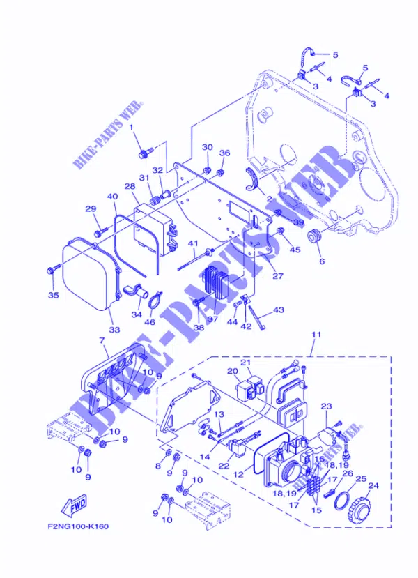 Relais de démarreur - Starter Relay Yamaha 2004-2016 référence 6B6-81940-00-00 – Image 2
