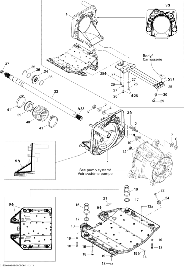 Soufflet - Bellow Sea-Doo 1503 cc 2002-2014 référence 272000183 – Image 2