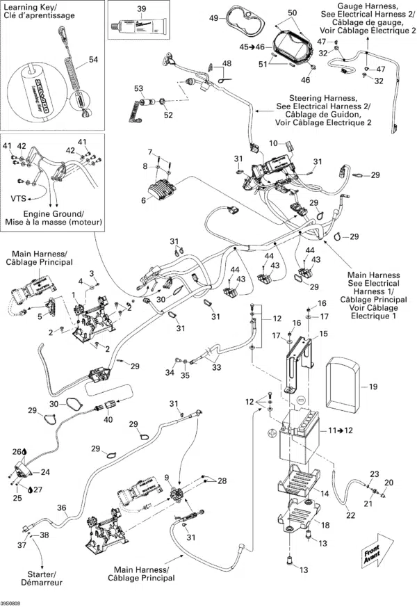 Support boitier à fusibles - Module Support Sea-Doo 2007-2011 référence 278002157, 278002699 – Image 2