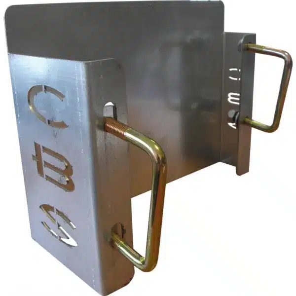 Support de plaque minéralogique carré pour remorques CBS B0560 et B0650F référence 6345E – Image 3