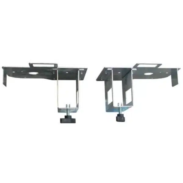 Supports feux métalliques rectangulaires PM avec omégas bas 40x40 référence 6348N – Image 2