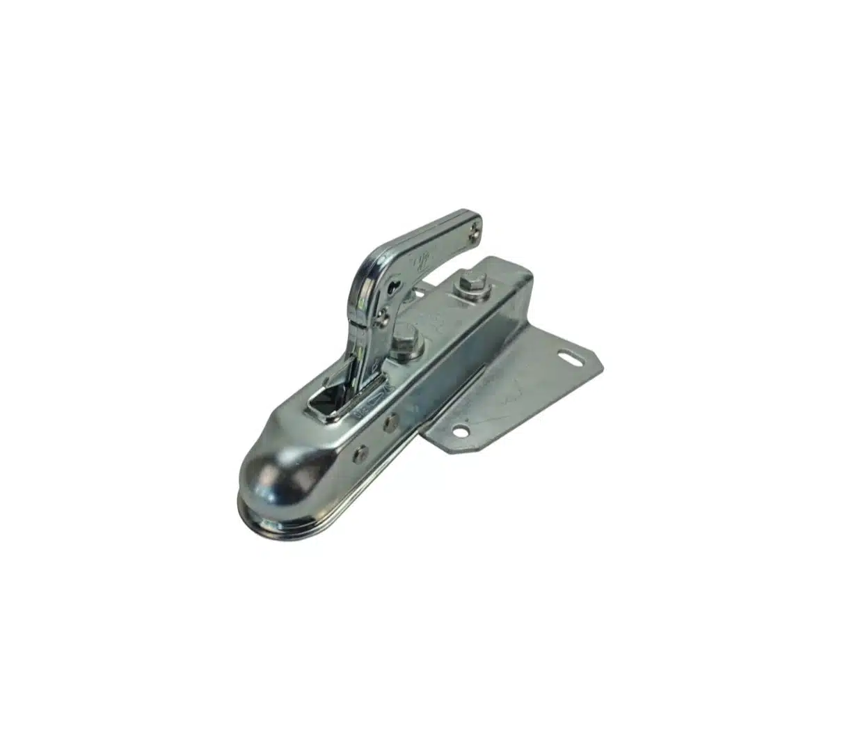 Tête d’attelage ZSK sur platine en V - Timon en V - 750 Kg référence 8009A