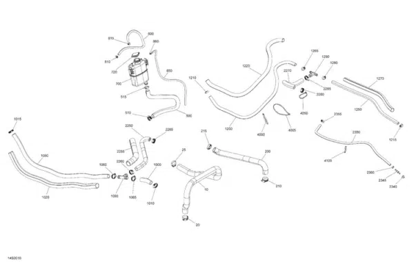 Vase d'expansion - Coolant Tank Sea-Doo 2018-2020 référence 276000086 – Image 2