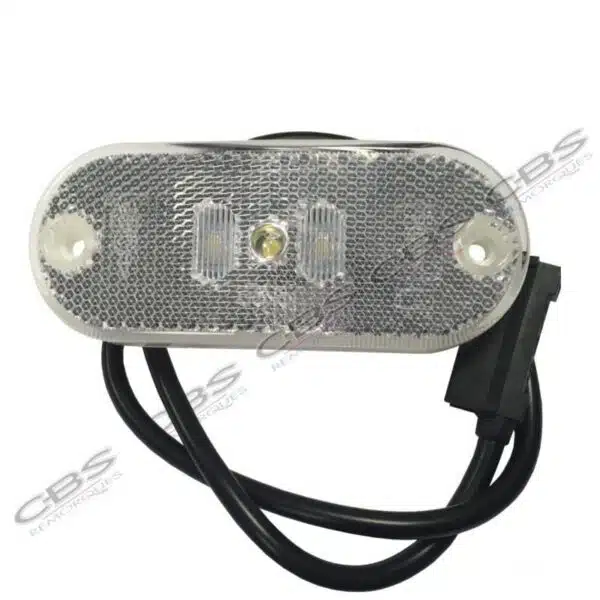 Feu de position blanc à Led avec câble référence 6036