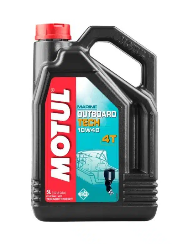 Huile Motul Outboard Tech 4T 10W-40 - 5 L référence 106354 – Image 2