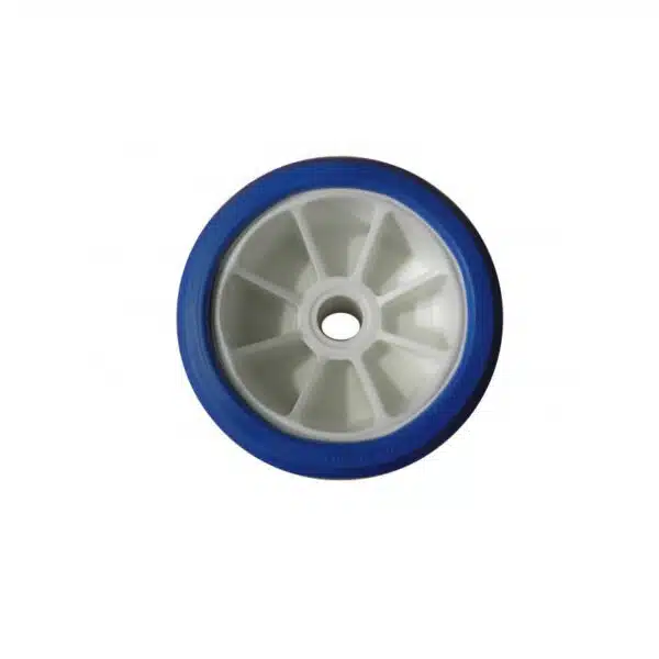 Galet Bi-Matière - Blanc/Bleu Ø120 mm référence 5202D