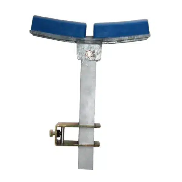 Ensemble patin courbe - chandelle en 400 pour tube en 40x40 référence 4405B