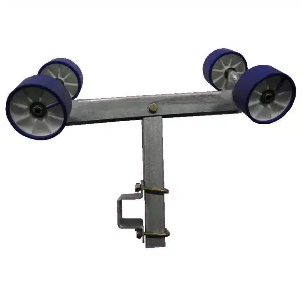 Ensemble balancier double complet pivotant en 100 - chandelle en 400 pour tube 100x50 référence 4411A