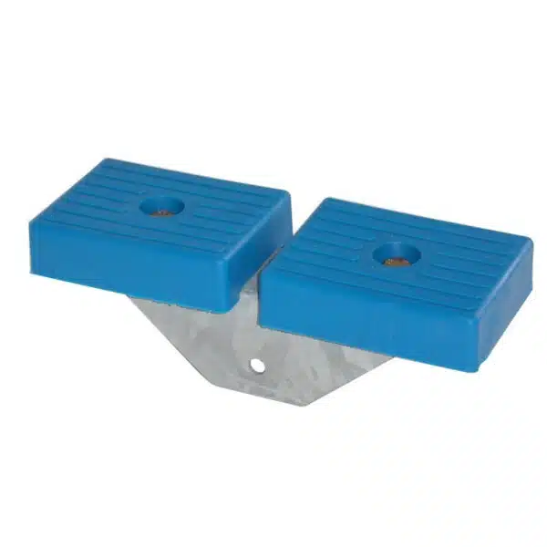 Ensemble ferrure avec patins en 120 - Bleu pour étrave à partir de la remorque T112M référence 5151