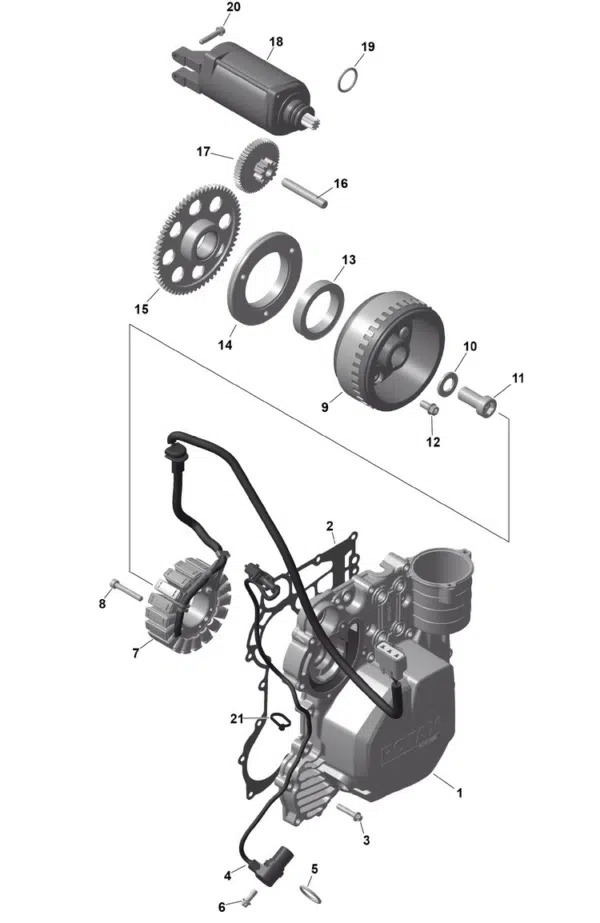 Démarreur - Starter Ass'y  Sea-Doo 900cc 2014-2025 référence 420892426, 420893830, 420893835 – Image 2
