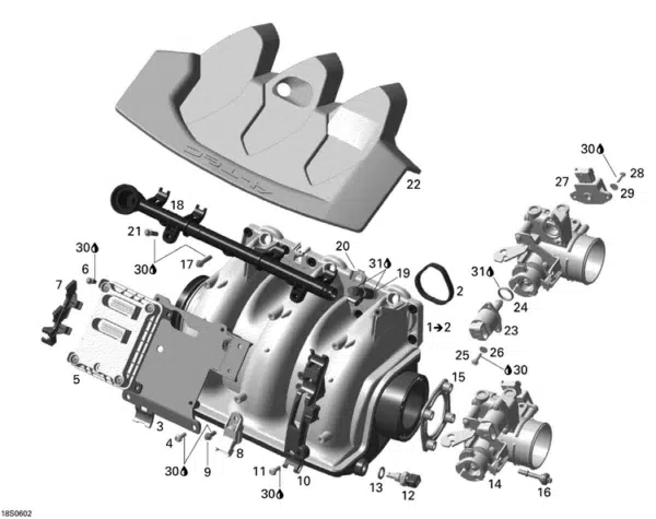 Calculateur - Electronic Box Sea-Doo 1503cc GTI 130 CV 2006 référence 420665351 – Image 2