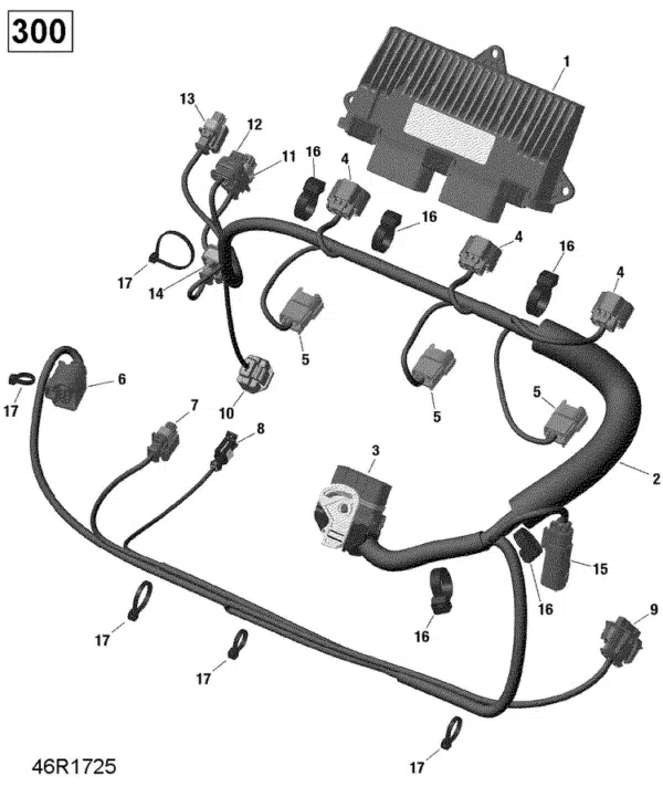Calculateur - Electronic Box Sea-Doo 1630cc 300 CV 2016-2017 référence 420864374, 420864376, 420864378 – Image 2