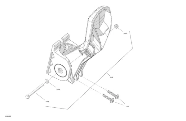 Marche d'embarquement -  Reboarding Device Sea-Doo Spark 2014-2025 référence 295100642 – Image 2
