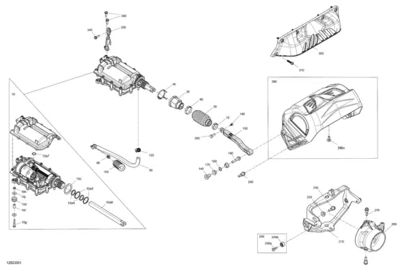 Soufflet IBR - Bellow Sea-Doo 2014-2025 référence 268000186 – Image 2