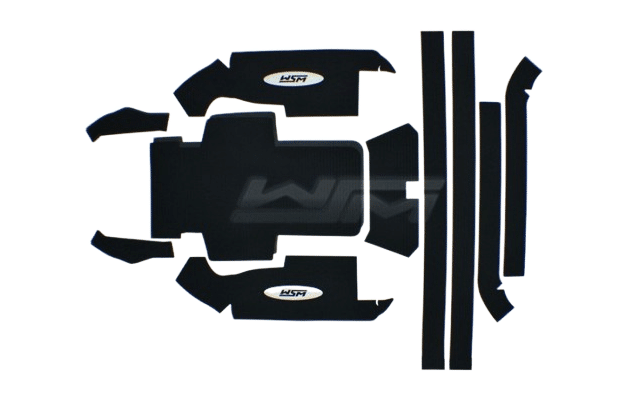 Tapis antidérapant WSM pour Jet-Ski Kawasaki 750cc SX-SXI Freestyle 1992-2002 référence 012-101-01BLK