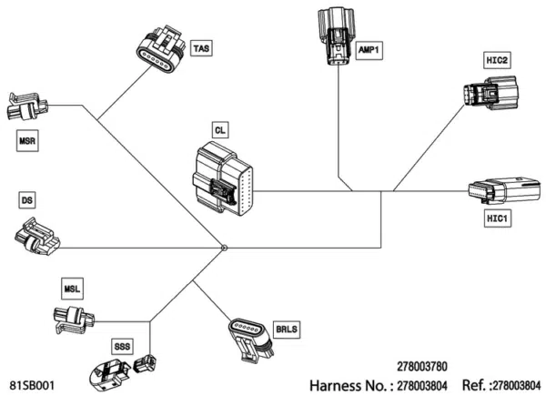 Interrupteur Start & Stop - Switch Start-Stop Sea-Doo 1503-1630cc 2014-2025 référence 278002676, 296000440 – Image 2