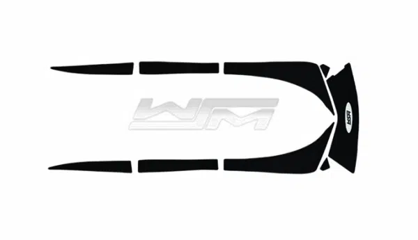 Tapis antidérapant WSM pour Jet-Ski Kawasaki 1500cc Ultra 250-310 2007-2020 référence 012-112BLK