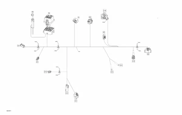 Faisceau électrique principal - Main Wiring Harness Sea-Doo 1503cc GTI Pro 130 2019-2020 référence 278003704 – Image 2