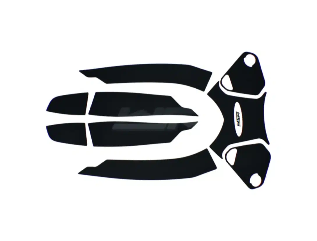 Tapis antidérapant WSM pour Jet-Ski Sea-Doo 1503cc GTX-RXT-Wake 2010-2015 référence 012-319BLK