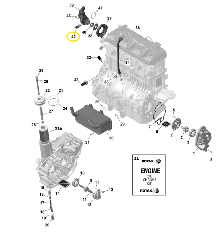 Interrupteur TOPS - TOPS Switch Sea-Doo1503-1630 cc 2009-2026 référence 420665950, 420665951 – Image 2