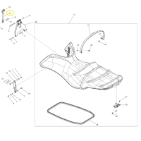 Amortisseur de selle - Shock Sea-Doo 2016-2017 référence 269002895