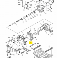 Bague d'usure avec carter de pompe 155mm - Housing Impeller Yamaha 800-1800cc 1999-2019 référence 66V-51312-00-94, 66V-51312-01-00, 66V-51312-01-94, 6CR-R1312-00-00