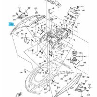 Déflecteur latéral droit – Cover Side 2 Yamaha FX Cruiser 1800cc 2008-2010 F1W-U377C-40-P0 Déflecteur latéral droit - Cover Side 2 Yamaha FX Cruiser 1800cc 2008-2010 F1W-U377C-40-P0