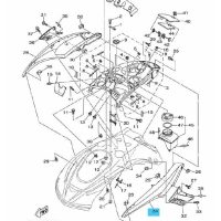 Déflecteur latéral gauche – Cover Side 1 Yamaha FX Cruiser 1800cc 2008-2010 F1W-U377B-40-P0 Déflecteur latéral gauche - Cover Side 1 Yamaha FX Cruiser 1800cc 2008-2010 F1W-U377B-40-P0