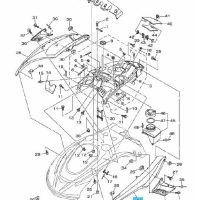 Déflecteur latéral gauche – Cover Side 1 Yamaha FX SHO 1800cc 2008-2010 référence F1W-U377B-20-P0, F1W-U377B-60-P2 Déflecteur latéral gauche - Cover Side 1 Yamaha FX SHO 1800cc 2008-2010 référence F1W-U377B-20-P0, F1W-U377B-60-P2