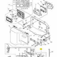 Faisceau Électrique – Wire Harness Yamaha FX HO 1800cc 2019-2021 référence 6HM-8259L-00-00, 6HM-8259L-00-00 jet ski