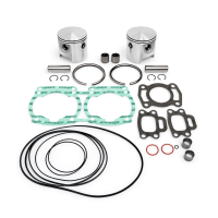 Kit de réfection haut moteur WSM +0.75 (Ø 76,75 mm) pour Jet-Ski 580 cc carburateur 60 CV 1989-1991 référence 010-815-23